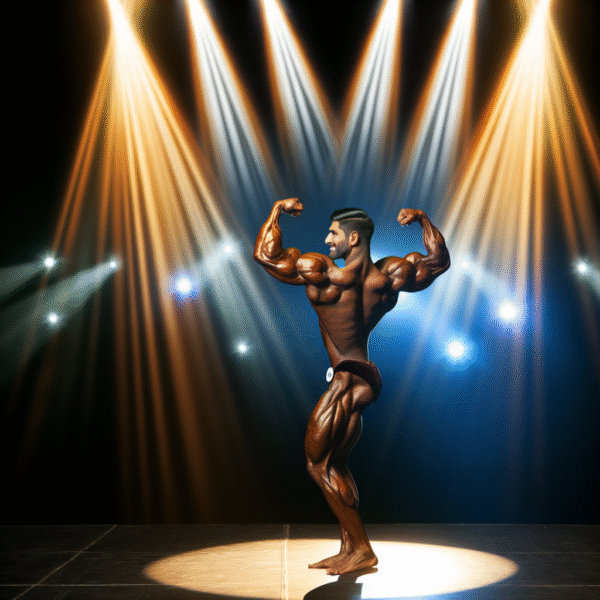 bodybuilding posing confidence